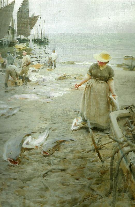 Anders Zorn fiskmarknad i st. ives